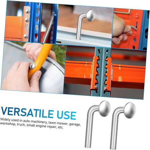 Cabilock 100pcs Material Pallet Rack Drop Pin Heavy Duty Safety Clip Easy Install for Garage Storage Rack in Saudi Arabia