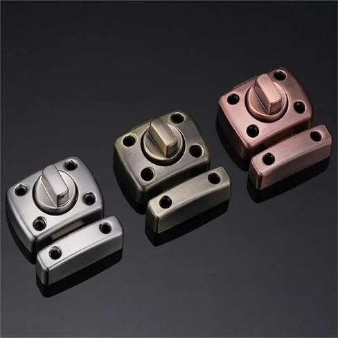 بوابة الباب العالمي مزلاج الباب انزلاق قفل القفل سببوس الزنك مع مسامير 1pcs (البرونز العتيقة) in Saudi Arabia