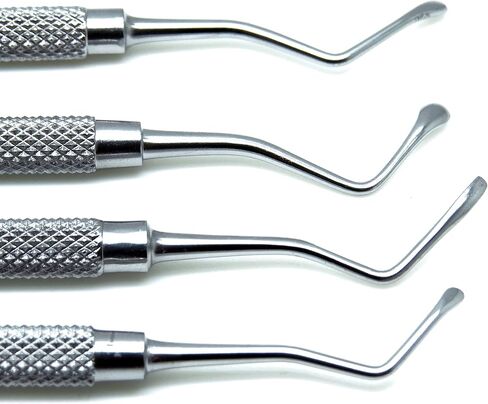 New Premium Instruments Dental Lucas Curettes 85 ، 86 ، 87 ، 88 Double Wind Stains Stains Surgical Instruments in Saudi Arabia