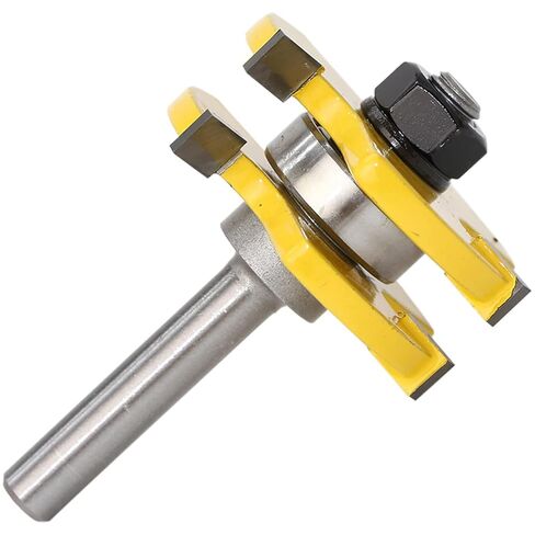 2 بت لسان وأخدود مجموعة الأرضيات الخشبية 6/8mm 1pcs (الحجم: 12.7 ملم شانك) in Kuwait