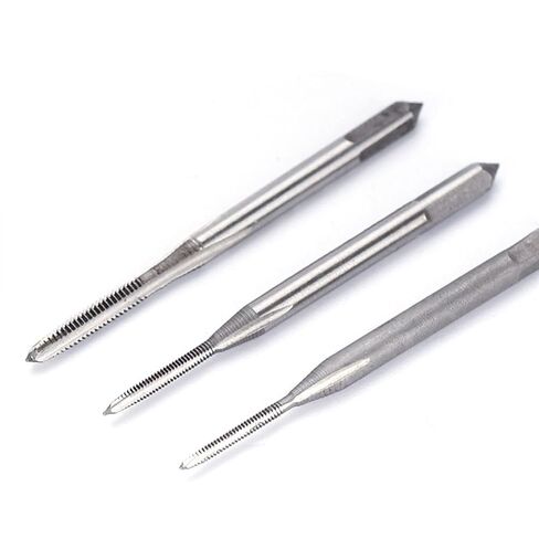 المسمار المتري الصنبور M1-3.5 مؤشر ترابط الماكينة بتات الحفر 6542 مستقيمة قابس الناي الفلوت النقر فوق أدوات يدوية 1pcs (اللون: مجموعة 3pcs) in Kuwait