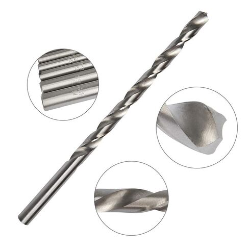 1pcs 2mm-16mm إضافي طوله 250 مم من البلاستيك الخشب البلاستيكي Hss twist بت (الحجم: 8 ملم) in Kuwait