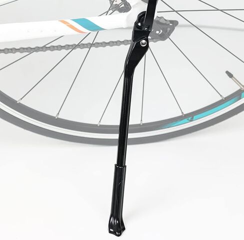 Carbon Fibre Quick Release Road Bicycle Side Kickstand Bicycle Accessories Mountain Bike Support Foot Brace, Black in Saudi Arabia