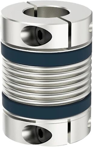 LB-B-D65L82 (12-38) Shaft Coupling LB B D65L82 Bellows Flexible Motor Coupler CNC Aluminium High Elasticity Universal Joint 3D Printer 1Pcs(LB-B-D65L82-12X22) in Saudi Arabia