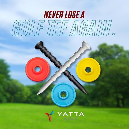 Yatta Golf Telos Premium Golf Golf Tees ، Tees الجولف القابل للتعديل والمكيف ، وقم بتنسيق أكبر وتصوير درجات أفضل in Saudi Arabia