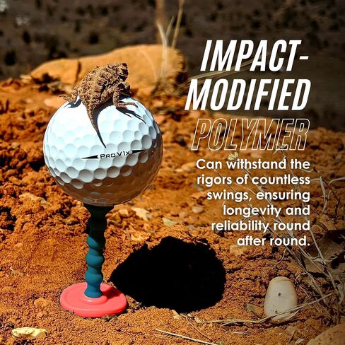 Yatta Golf Telos Premium Golf Golf Tees ، Tees الجولف القابل للتعديل والمكيف ، وقم بتنسيق أكبر وتصوير درجات أفضل in Saudi Arabia
