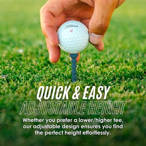 Yatta Golf Telos Premium Golf Golf Tees ، Tees الجولف القابل للتعديل والمكيف ، وقم بتنسيق أكبر وتصوير درجات أفضل in Saudi Arabia