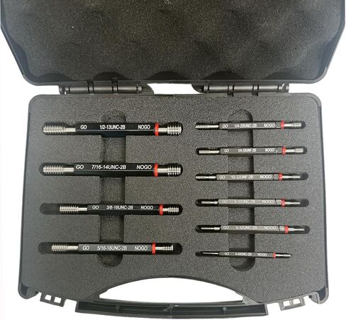 Double End Thread Plug Gauge 10 PC Go & No Go Class 2B ANSI Taper Lock Design in Saudi Arabia