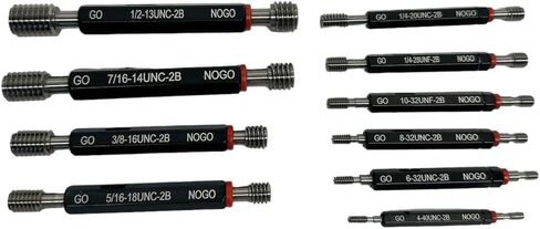 Double End Thread Plug Gauge 10 PC Go & No Go Class 2B ANSI Taper Lock Design in Saudi Arabia