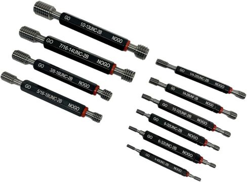 Double End Thread Plug Gauge 10 PC Go & No Go Class 2B ANSI Taper Lock Design in Saudi Arabia