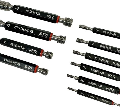 Double End Thread Plug Gauge 10 PC Go & No Go Class 2B ANSI Taper Lock Design in Saudi Arabia