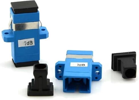 20pcs SC 7DB الألياف البصرية المخفف الثابت شفة توهين الألياف البصرية موصل سريع in Saudi Arabia