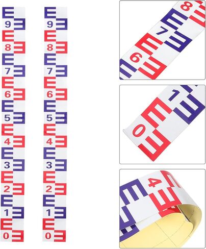 Cabilock Pool Pond Tank Water Level Gauge Sticker Set 2 Pieces Self-adhesive Night Reading in Saudi Arabia