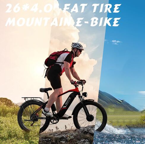 F26 Dual Motor 2000w الدراجة الكهربائية للبالغين 35 ميلاً في الساعة ، و 26 × 4 إطارات الدهون جميع الدراجات التضاريس مع بطارية 48V 20AH 40-79 ميل ، والتعليق الكامل و SHI-MANO 7 سرعات وهدروليكية الفرامل in Saudi Arabia