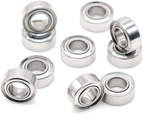 10pcs smr84zz 4x8x3 مم من الفولاذ المقاوم للصدأ ABEC-7 الأخدود العميق محامل SMR84 MR84 / L-840 ZZ in Saudi Arabia