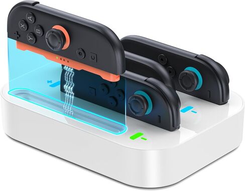 Gaging 4 in 1 وحدة تحكم شحن Dock لـ Nintendo Switch 2 Joy Con ، 2.5 ساعة شحن سريع لشاحن الفرح مع مؤشر LED ، وقصة التخزين المنظمة لملحقات Switch 2 in Saudi Arabia