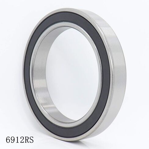 منتجات نقل الطاقة 6912 2RS محمل كرة أخدود عميق ABEC-1 قسم رفيع القسم 61912RS 6912RS الدقة الصلب كروم دقة 2PCS 60x85x13mm محامل الكرة in Saudi Arabia