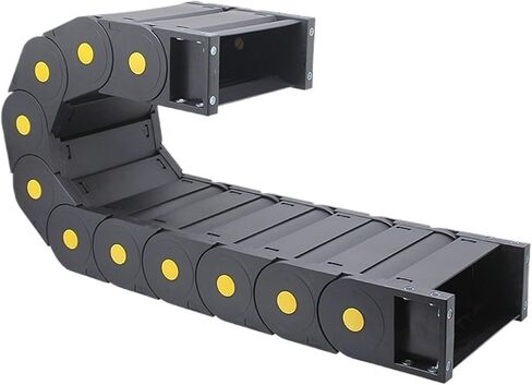 BIRAN 1-Meter Cable Drag Chain. Series of H80F.1.S-Sealing Type Open Both Side(250mm,80x125 mm) in Saudi Arabia