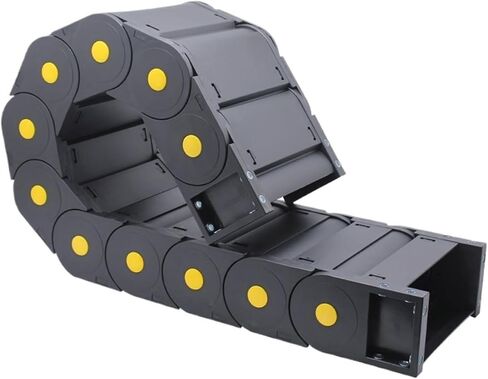BIRAN 1-Meter Cable Drag Chain. Series of H80F.1.S-Sealing Type Open Both Side(250mm,80x125 mm) in Saudi Arabia
