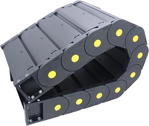 BIRAN 1-Meter Cable Drag Chain. Series of H80F.1.S-Sealing Type Open Both Side(250mm,80x125 mm) in Saudi Arabia