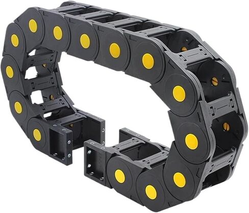 BIRAN 1-Meter Cable Drag Chain. Series of H55Q.1.S-Bridge Type Open of Both Side(150mm,55x60 mm) in Saudi Arabia
