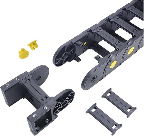 BIRAN 1-Meter Cable Drag Chain. Series of H55Q.1.S-Bridge Type Open of Both Side(150mm,55x60 mm) in Saudi Arabia
