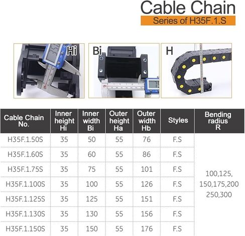 سلسلة السحب الكابل 1 متر. سلسلة من h35f.1.s-sealing نوع فتح كلا الجانبين (100 مم ، 35x150mm) in Saudi Arabia