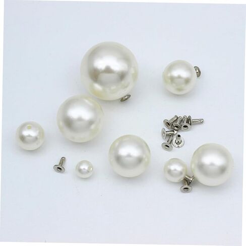 100pcs pearl studs المسامير لصنع المجوهرات صنع أقراط لؤلؤة للنساء قاعدة دبابيس مسطحة قاعدة للحرف اليدوية in Saudi Arabia