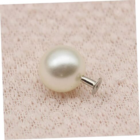 100pcs pearl studs المسامير لصنع المجوهرات صنع أقراط لؤلؤة للنساء قاعدة دبابيس مسطحة قاعدة للحرف اليدوية in Saudi Arabia
