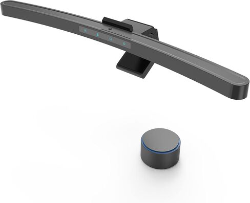 ONWAY Curved Monitor Light Bar with RGB Backlight, Wireless Remote Touch Control, No Glare Lamp with Camera Base for Gaming/Office Computer Setup in Saudi Arabia