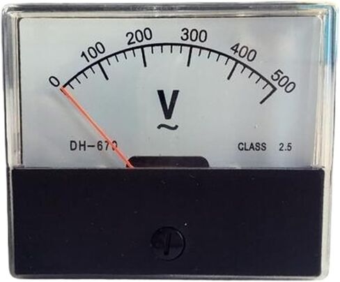 DH-670 AC 0-500V لوحة التناظرية فولتميتر المؤشر نوع متر 1PCS in Saudi Arabia