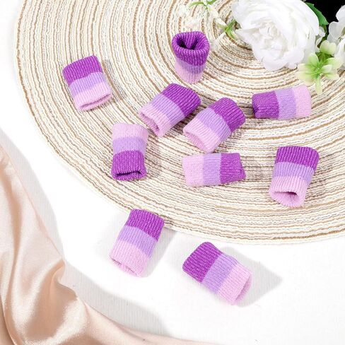 20pcs واقي إصبع الكروشيه ، أكمام كروشيه مرنة التنفس للحامي ، أغطية ضغط الوسائد الناعمة لخياطة وكتابة أطراف الإصبع in Saudi Arabia