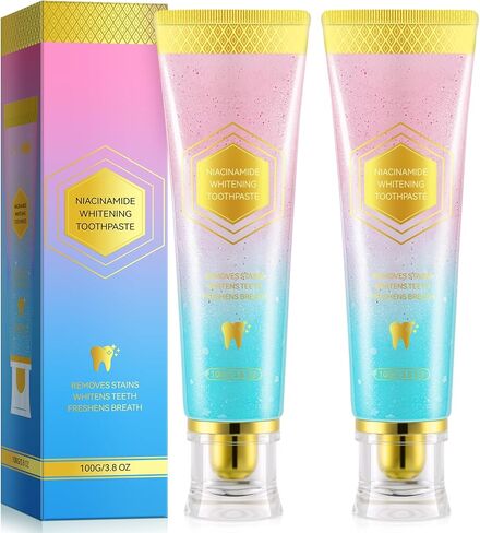 Niacinamide Whitening Toothpaste, Nicotinamide White Toothpaste, Gentle Care Deep Stain Removal, Improves Gum Health, Protects Tooth Enamel, Fresh Breath in Kuwait