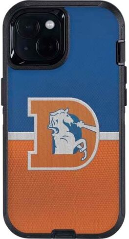 Skinit Skinit Phone Skin متوافق مع Otterbox Defender iPhone 13 - NFL Denver Broncos Vintage Design in Saudi Arabia