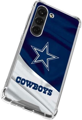 Skinit Clear Phone Case متوافق مع Galaxy S23 - تصميم NFL Dallas Cowboys المرخص رسميًا in Saudi Arabia