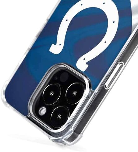 Skinit Phone Case Compatible with MagSafe iPhone 15 Pro Max - Officially Licensed NFL Indianapolis Colts Design in Saudi Arabia