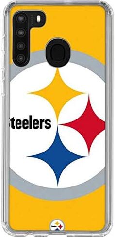 Skinit Clear Phone Case متوافق مع Galaxy A21 - NFL Pittsburgh Steelers مرخص رسميًا in Saudi Arabia