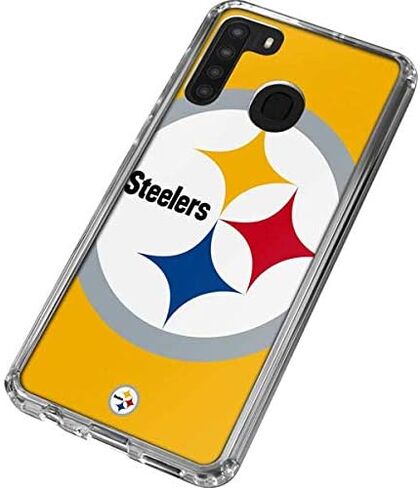 Skinit Clear Phone Case متوافق مع Galaxy A21 - NFL Pittsburgh Steelers مرخص رسميًا in Saudi Arabia