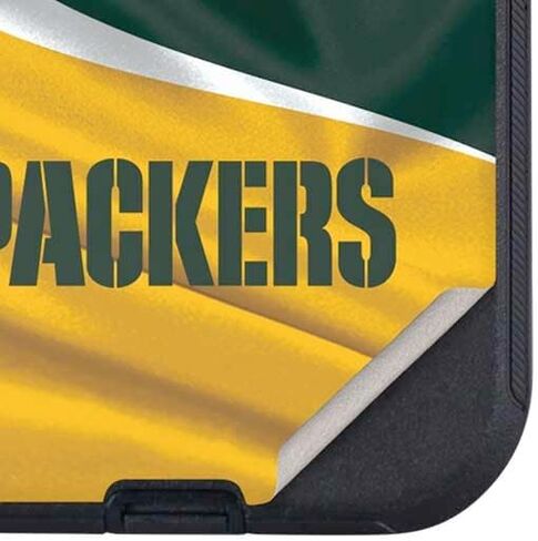 Skinit Skinit Phone Skin متوافق مع Otterbox Defender iPhone 14 - تصميم NFL Green Bay Packers المرخص رسميًا in Saudi Arabia