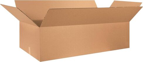 Box USA 48 "L x 24" W × 12 "ح جدار مزدوج من الورق المقوى المليء بالكرتون ، كرافت ، للتعبئة والتنقل (حزمة 5) in Saudi Arabia