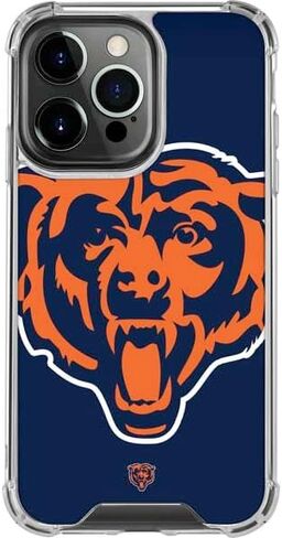 Skinit Clear Phone Case متوافق مع iPhone 15 Pro Max - NFL Chicago Bears مرخص رسميًا in Saudi Arabia