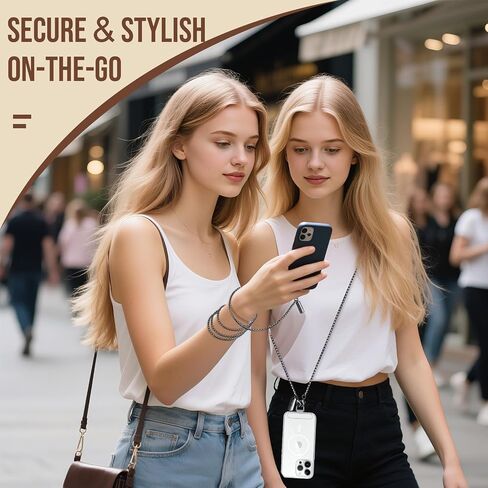 Phone Wrist Strap Metal Phone Chain Wristlet Strap, Detachable Cellphone Lanyard Wrist with Tether Tab, Hands-Free iPhone Charm for Women Girls Party Traveling Shopping, Gold in Saudi Arabia
