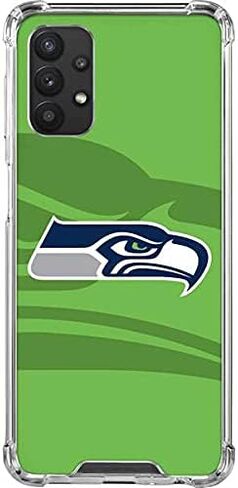 Skinit Clear Phone Case متوافق مع Galaxy A32 5G - NFL Seattle Seahawks مرخص رسميًا in Saudi Arabia