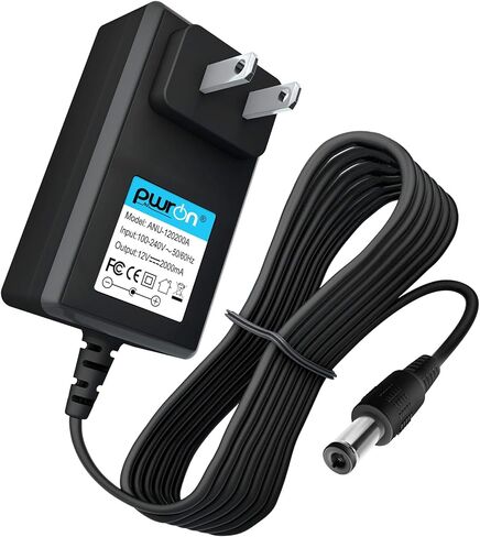 PwrON (6.6FT Cable) 12V AC to DC Adapter for Yamaha PIAGGERO NP31 NP11 NP30 NP 31 NP 11 NP 30 Portable Grand Digital Piano Keyboard; Yamaha KPA3 KPA-3 Keyboard 12VDC Switching Power Supply Cord in Saudi Arabia