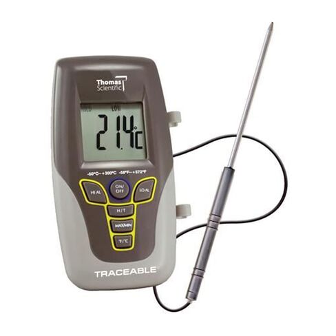 Thomas Traceable Kangaroo Thermometer, 7.5" Probe Length, -58 to 572 degree F, -50 to 300 degree C,4430 in Saudi Arabia