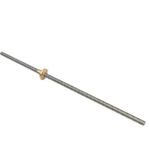 Double nut Ball Screw Control Machine 1pcs T8 Lead Screw Lead 2mm 304 Stainless Steel T8 Trapezoidal Screw and Nut(100mm) in Kuwait