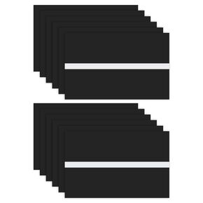 12-Pack Double Color Laser Engraving Blanks 7x11 Inch,1.3mm Thick ABS Plastic Sheet Engraved Material for Name Plate/Yard Signs/Laser Cutting/DIY Carving/Craft[Black/White] in Kuwait