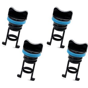 4pcs Kayak Plugs, 2.13x1in Nylon Lifetime Kayak Drain Scupper Plugs with 3/4in Thread Boat Drain Stoppers for Canoe Dinghy Boat (Blue) in Saudi Arabia