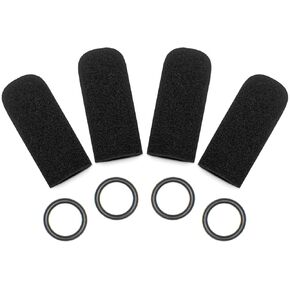 Mic Cover Compatible with David Clark DC One-X,PRO-X2,DC-Pro X,H20,H10 Series Aviation Headset,M-7,M-4,M-5,M-77 Series DC-87 Microphone Protector, 4 Pack Foam Covers & O-Rings Kit in Saudi Arabia