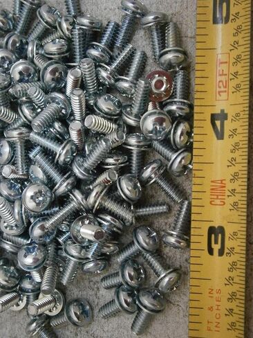 حزمة جديدة من المسمار المسمار #6/32 × 3/8 Phillips Pan Internal Steel الزنك الكثير من 50 #5923 متعددة الأغراض مجموعة متنوعة شاملة للأجهزة wnynenh06366 in Saudi Arabia